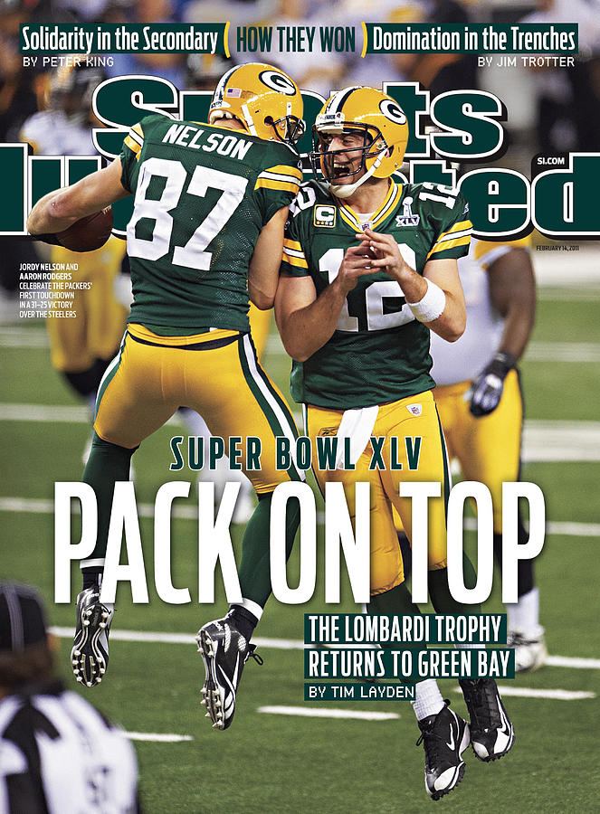 Sports Illustrated Photograph - Green Bay Packers Vs Pittsburgh Steelers, Super Bowl Xlv Sports Illustrated Cover by Sports Illustrated