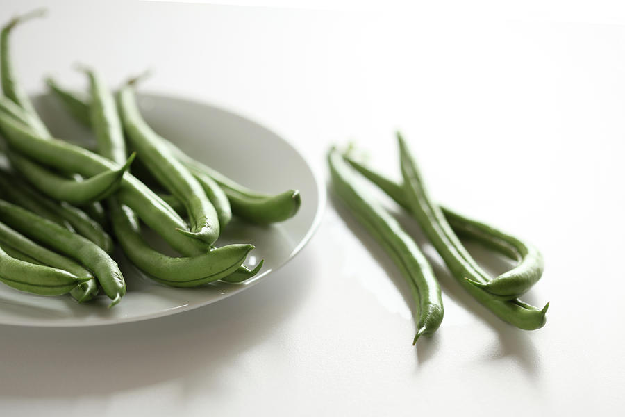 Green Beans Photograph by Angela Bax