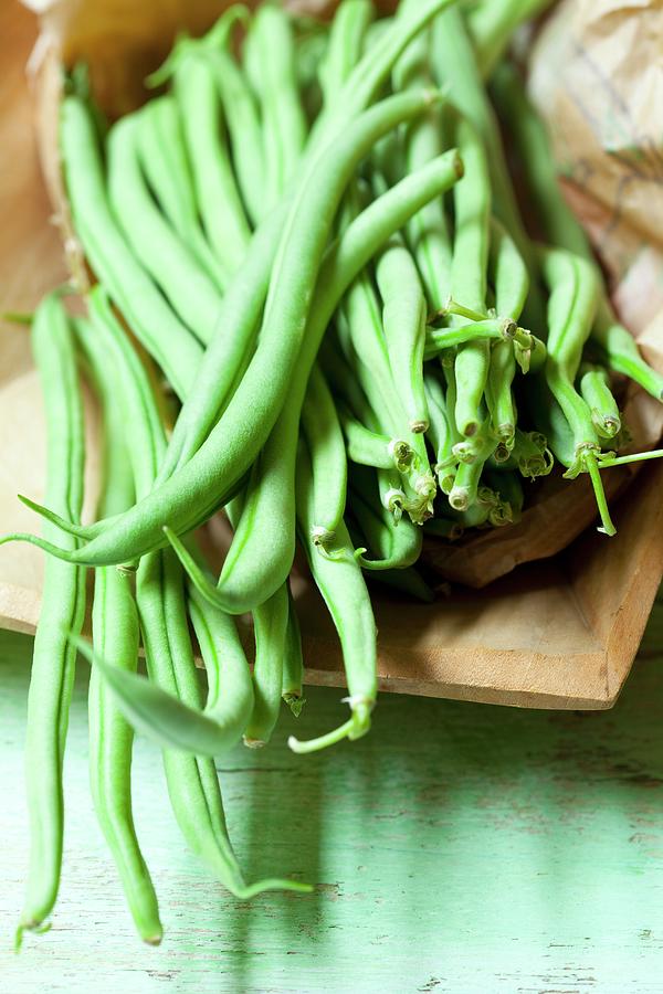 Green Beans In A Paper Bag Photograph by Hilde Mche