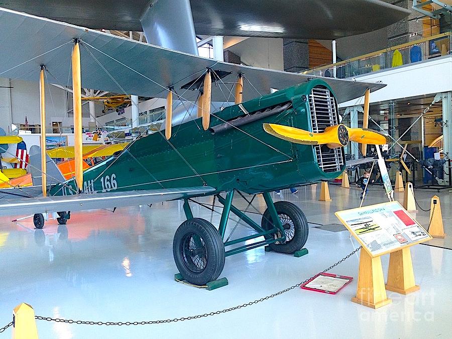 Green Biplane 2 Photograph by George Hite