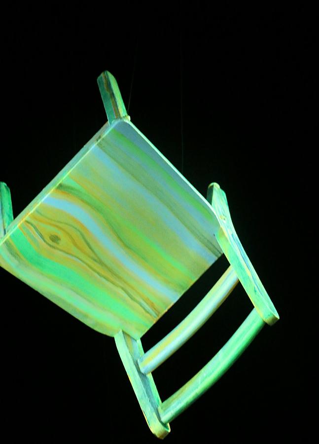 Green Chair in the air Photograph by The Art Of Marilyn Ridoutt-Greene