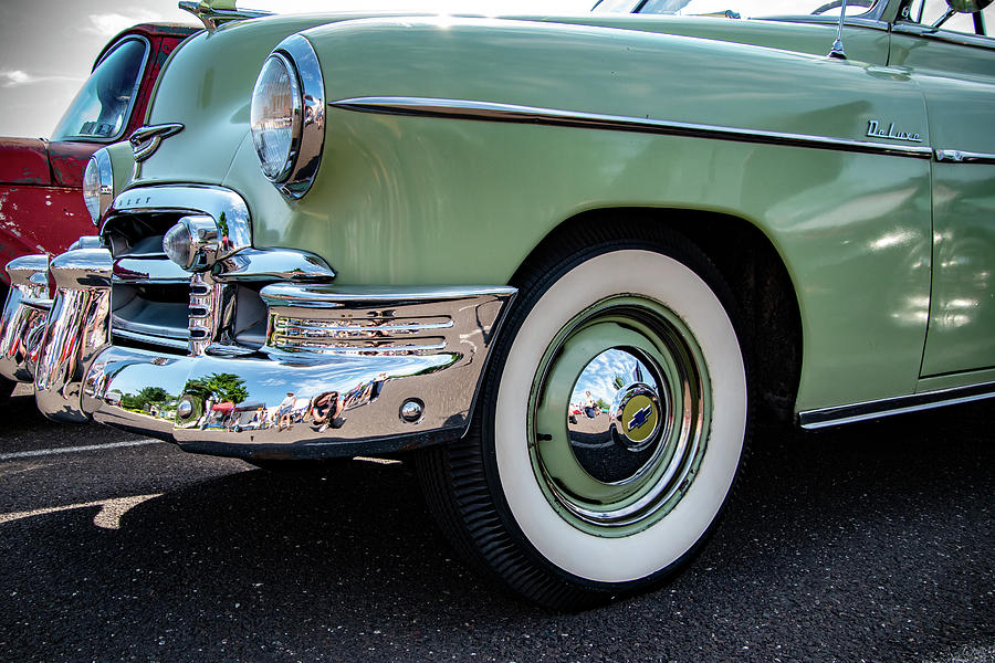 Green Chevrolet Deluxe Photograph by Rose Guinther