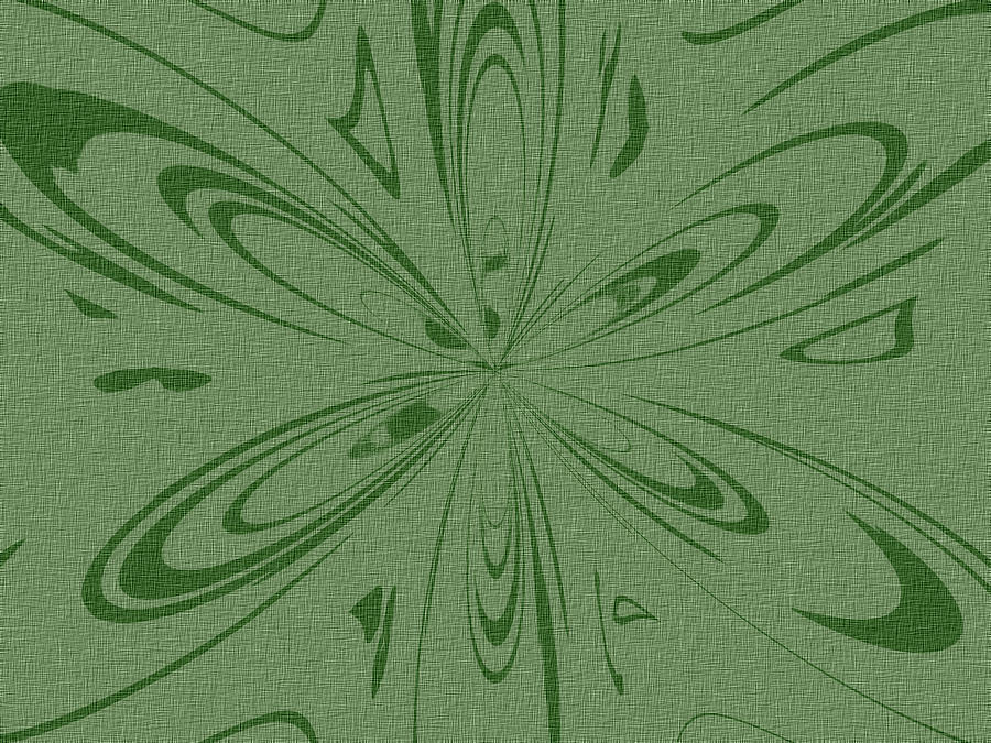 Green Cloth Digital Art by Cheryl Charette