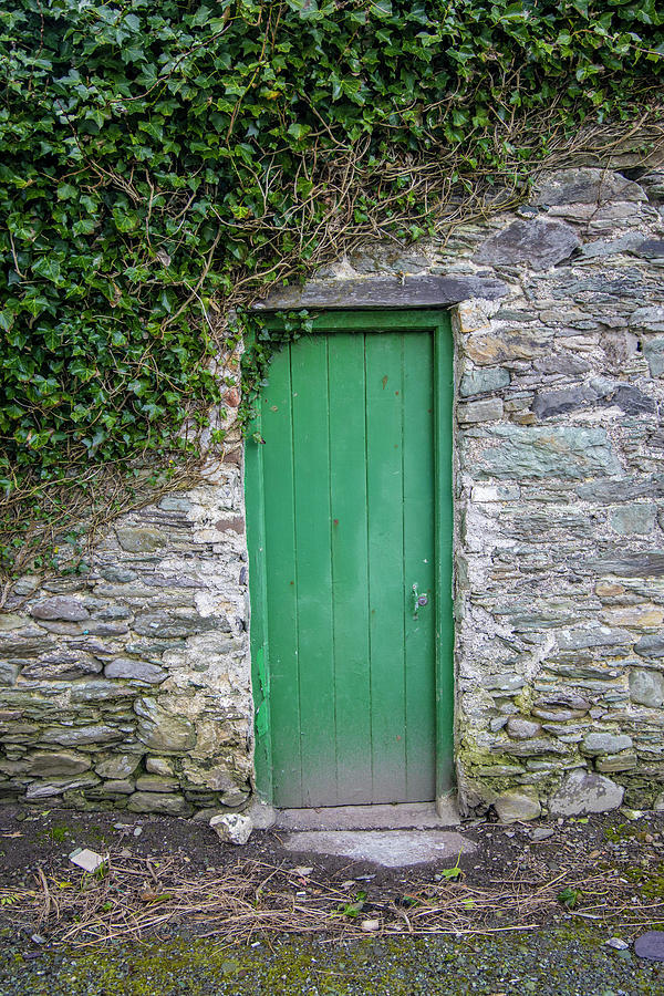 Green Door in Ireland  Photograph by John McGraw