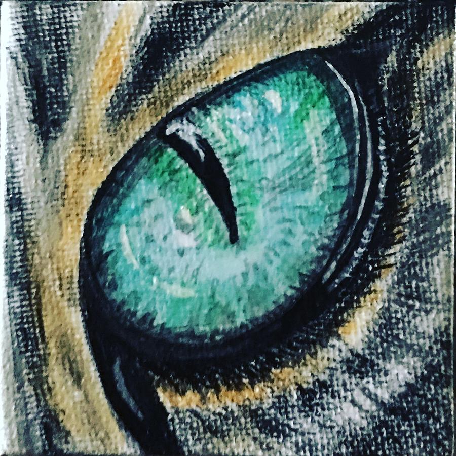 Green Eyed Envy Painting by Bonnie Maldonado | Fine Art America