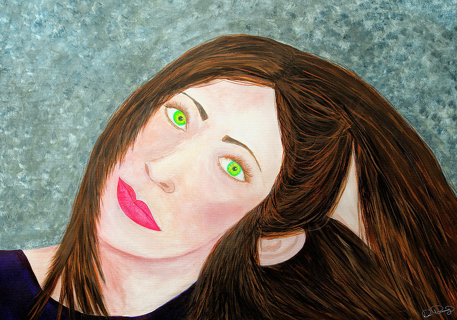 Green Eyed Lady by Dee Browning Green Eyed Lady by Dee Browning