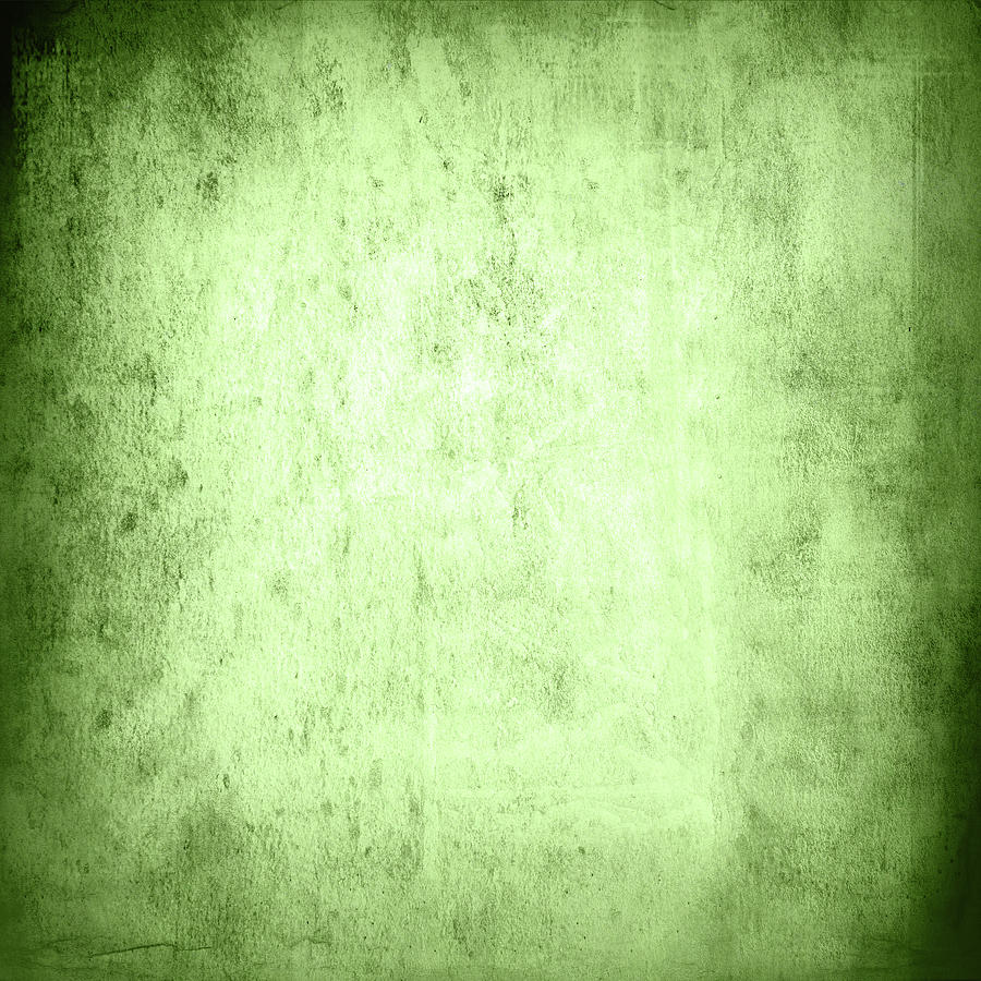 Green Grungy Wall Texture Photograph by Hudiemm