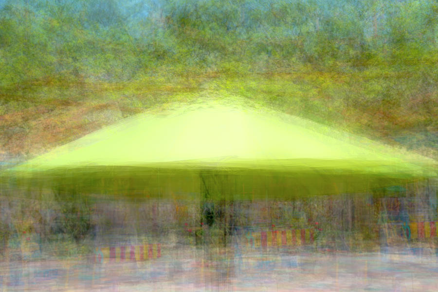 Abstract Photograph - Green Hat by Joseph S Giacalone
