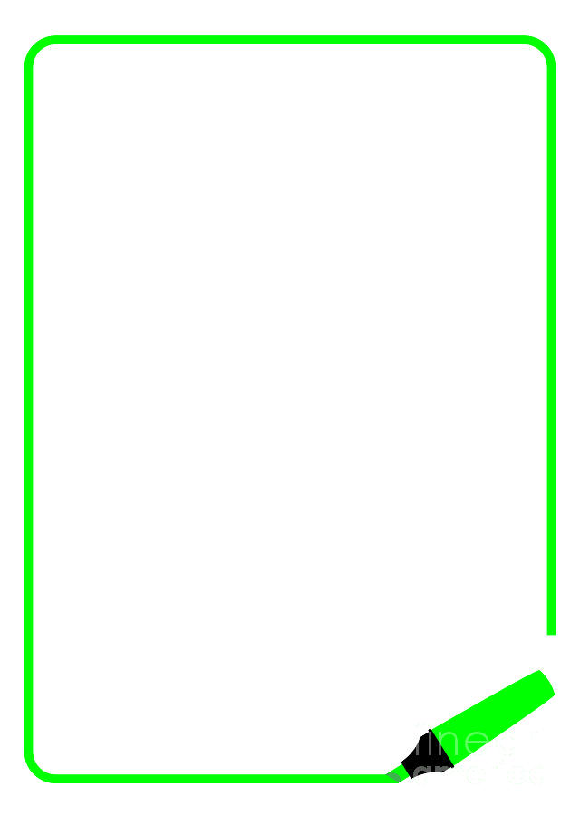 green page border
