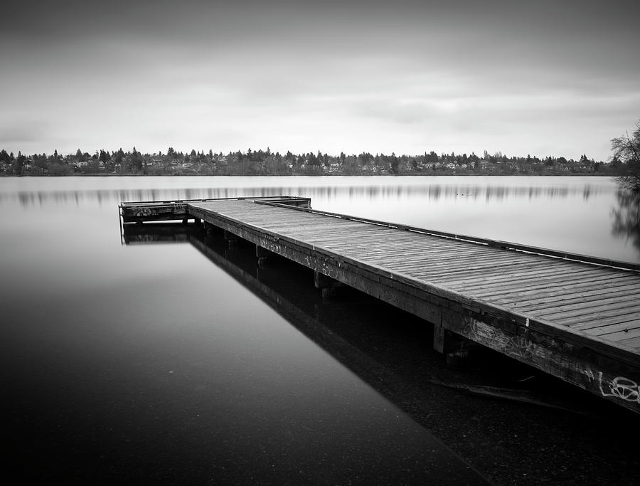 Green Lake Dock Photograph by William Dunigan - Fine Art America