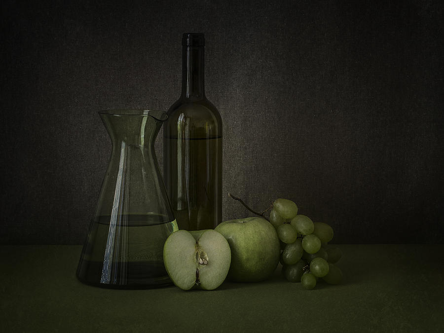 Grape Photograph - Green by Lenka