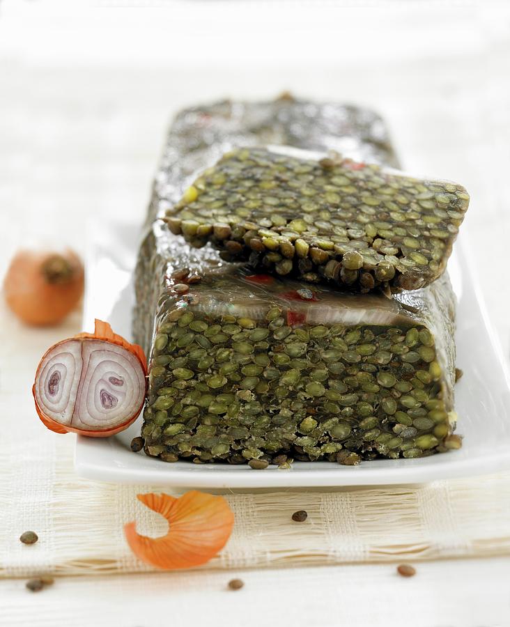 Green Lentil Terrine Photograph by Radvaner Fine Art America