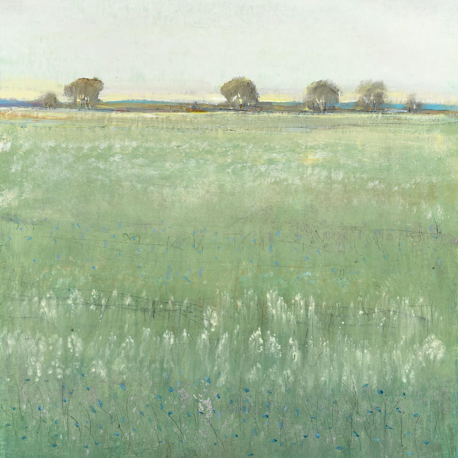 Green Meadow I Painting by Tim Otoole