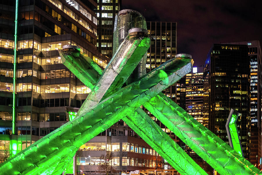 Green Olympic Cauldron by Ross G Strachan Green Olympic Cauldron by Ross G Strachan