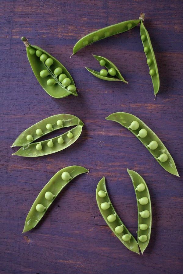 Green Peas In Pods Photograph by Harini Prakash