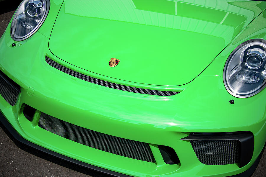 Green Porsche 911 GT3 RS Photograph by Rose Guinther