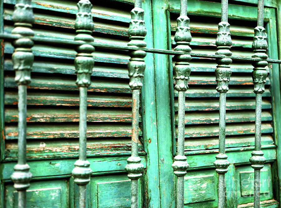 Green Shutters in Seville by John Rizzuto Green Shutters in Seville by John Rizzuto