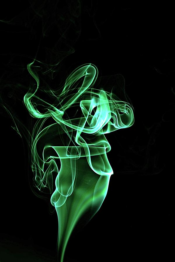 Green smoke Photograph by Martin Smith