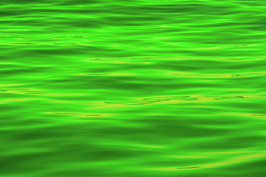 Green Water Abstract 6789 Photograph