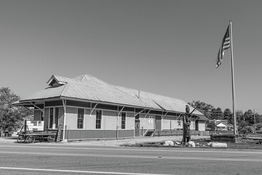 Greenback Depot Black and White Photograph by Sharon Popek