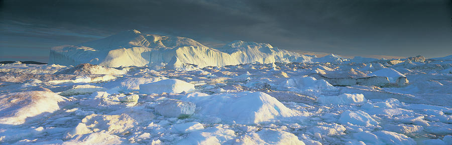 Greenland, Disko Bay, Icebergs Photograph by Peter Adams