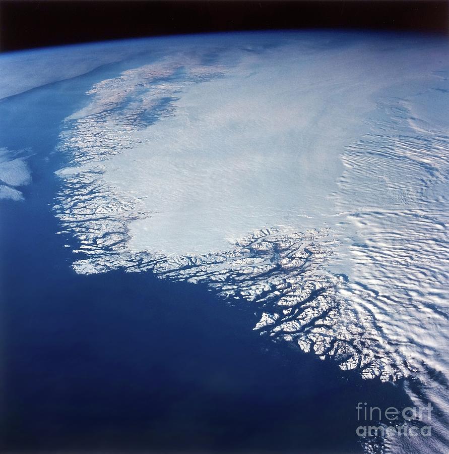 Greenland From Earth Orbit Photograph by Nasa/vrs/detlev Van Ravenswaay/science Photo Library