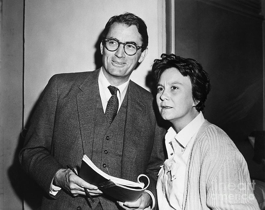 Gregory Peck And Harper Lee On Set Photograph by Bettmann