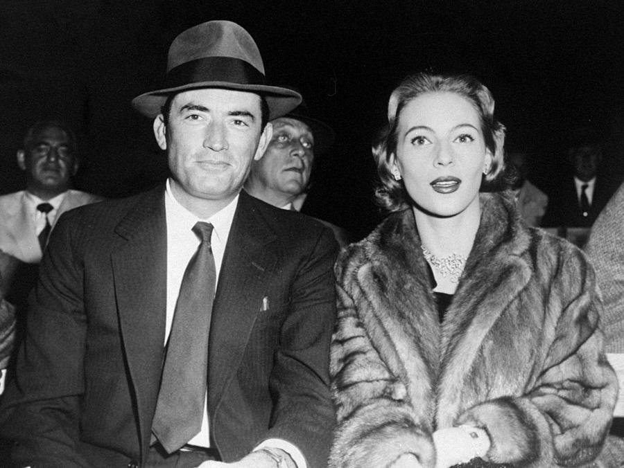 Gregory Peck With Veronique Peck At The Photograph by New York Daily News Archive