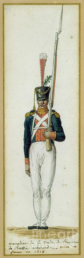 Grenadier Of The Guard Of Alexander I Painting by Pierre Antoine ...