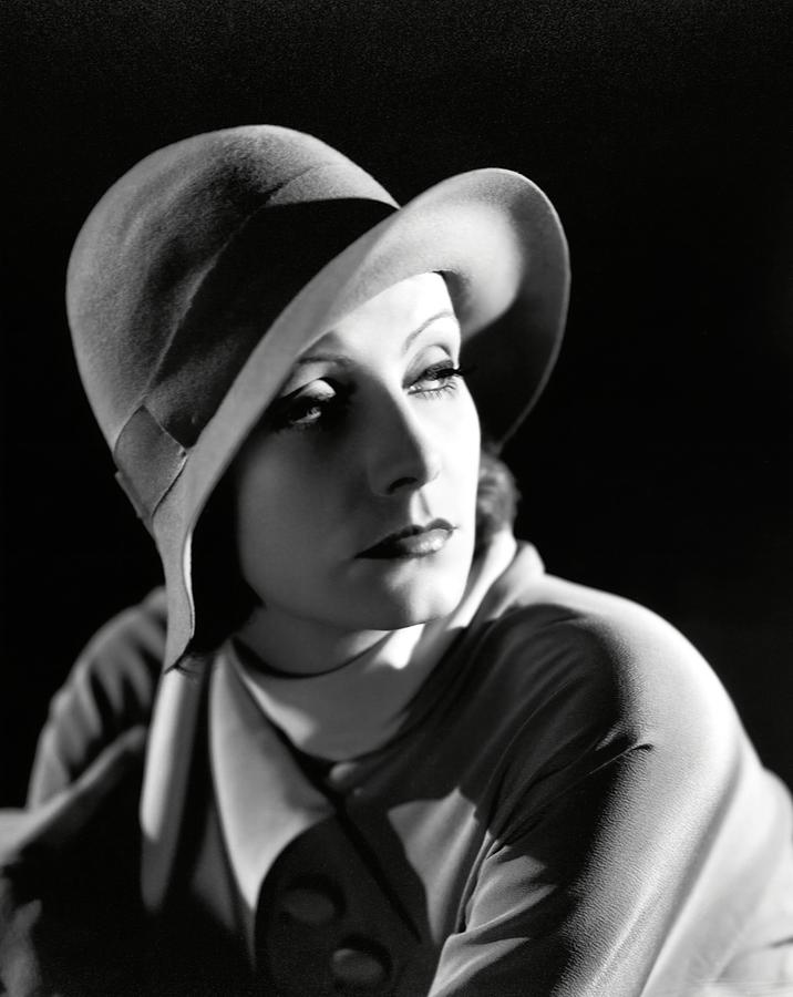 Hat Photograph - GRETA GARBO in INSPIRATION -1931-. by Album