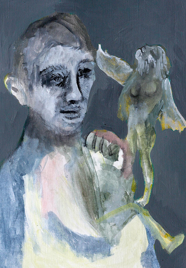 Grey boy Painting by Edgeworth Johnstone
