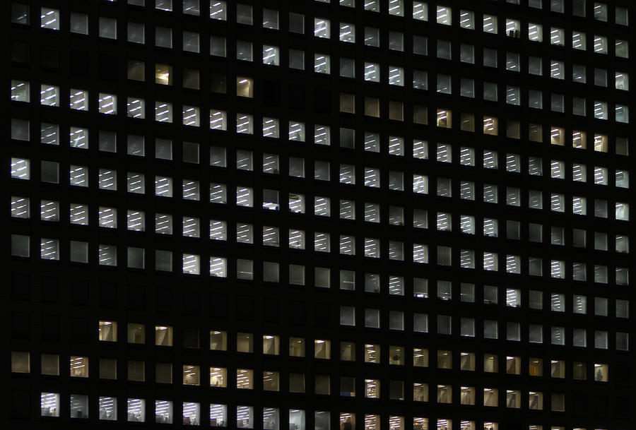 Grid Of Windows Photograph by Chris Jongkind