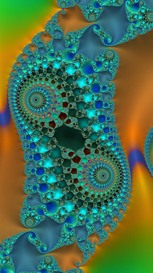 Grinding Gears Fractal Abstract Digital Art by Shelli Fitzpatrick