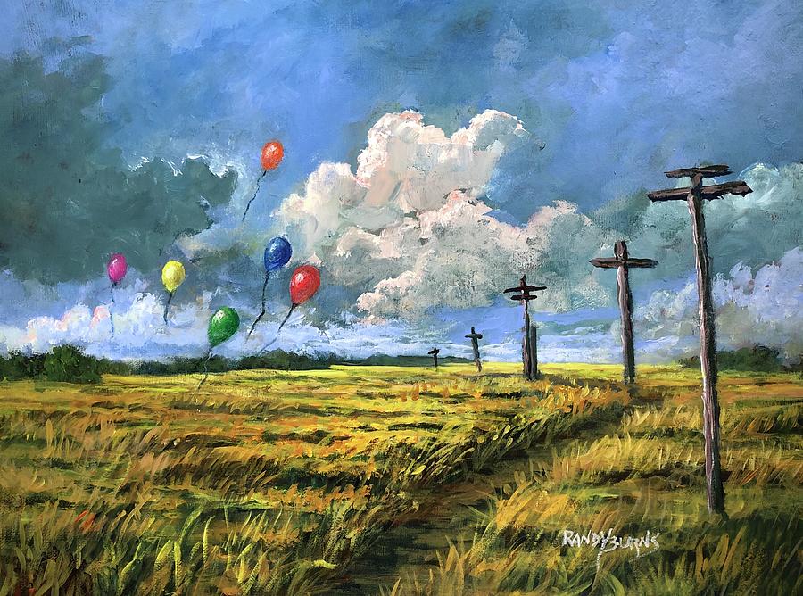Grief And Loss.  A Personal Journey Painting by Rand Burns