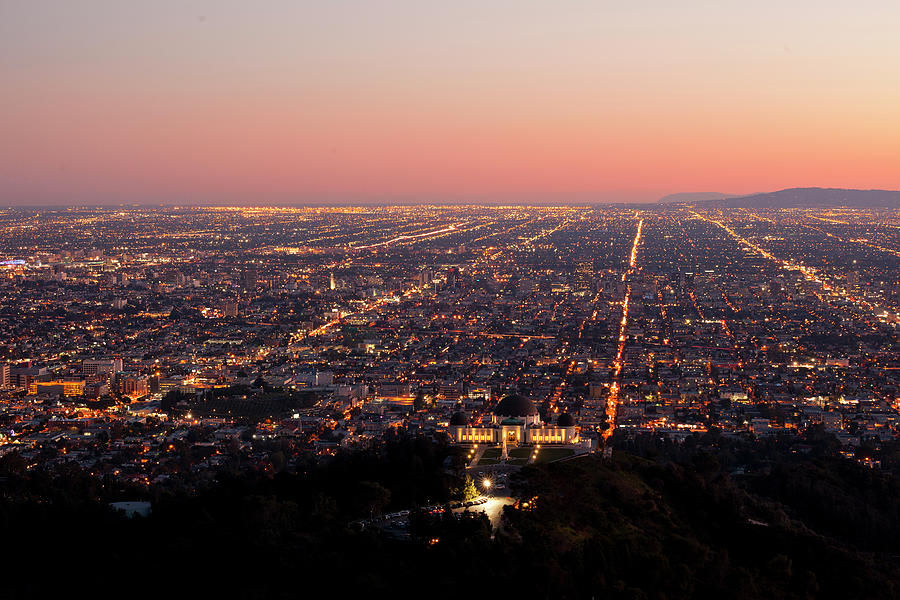 Griffith Park Observatory At Twilight Photograph by Sterling Davis Photo