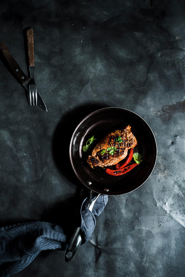 Grilled Chicken Breast In Spicy Marinate Photograph by Mateusz Siuta