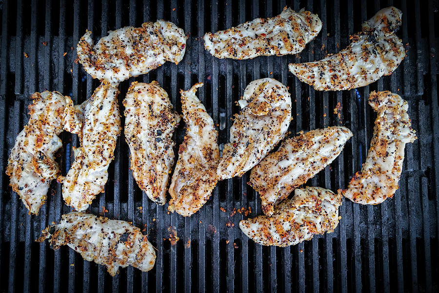 Grilled Chicken Photograph by Bill Chizek