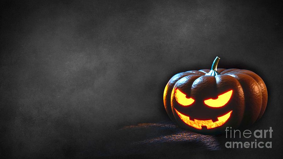 High Resolution Digital Art - Grinning Halloween Jack O Lantern Pumpkin Head Ultra Hd by Hi Res High Resolution Digital Art - Grinning Halloween Jack O Lantern Pumpkin Head Ultra Hd by Hi Res