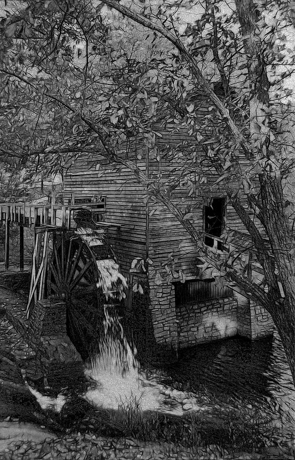 Grist Mill Photograph by Mike Flynn - Pixels