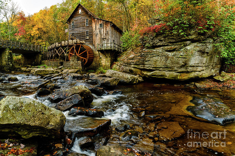 Grist Mill on Glade Creek Photograph by Thomas R Fletcher