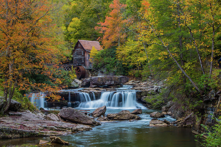 Grist Mill Waterfall Photograph by Donna Duke - Pixels