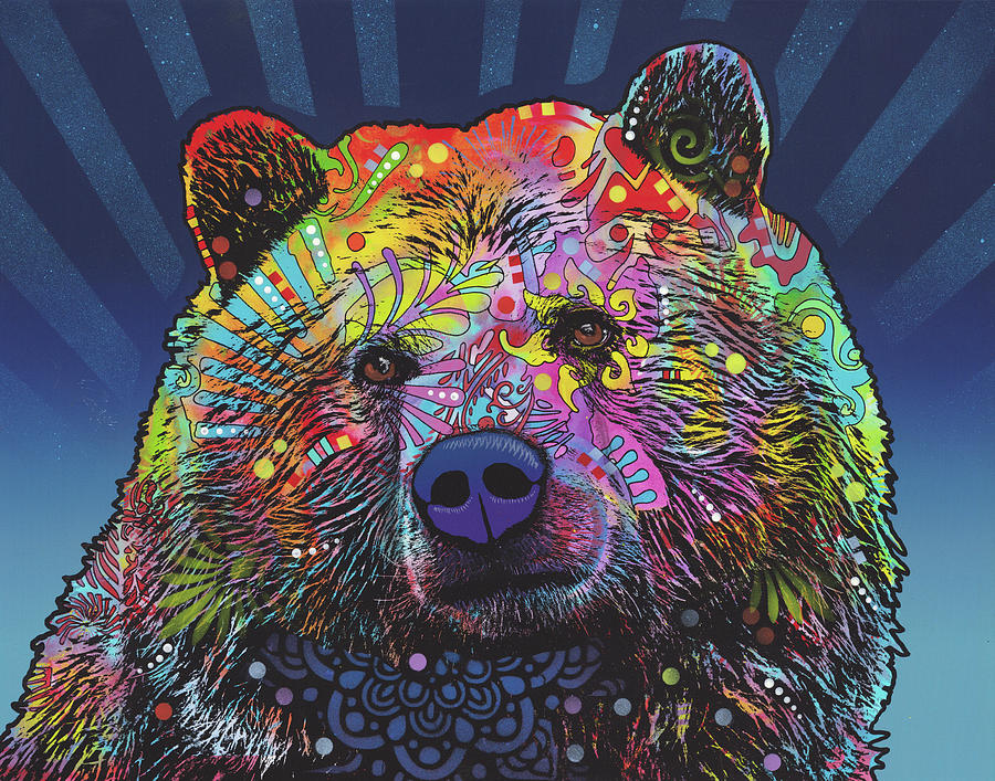 Grizz Mixed Media - Grizz by Dean Russo Grizz Mixed Media - Grizz by Dean Russo