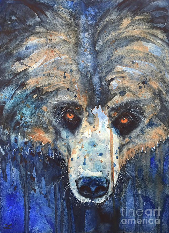 Grizzly Bear Painting