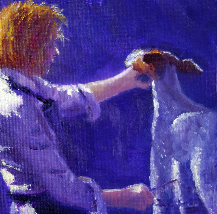 Grooming Time Painting by Terry Chacon