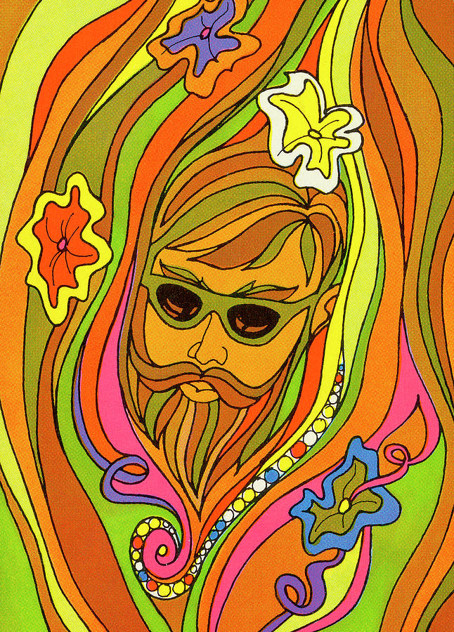 Abstract Drawing - Groovy Guy by CSA Images