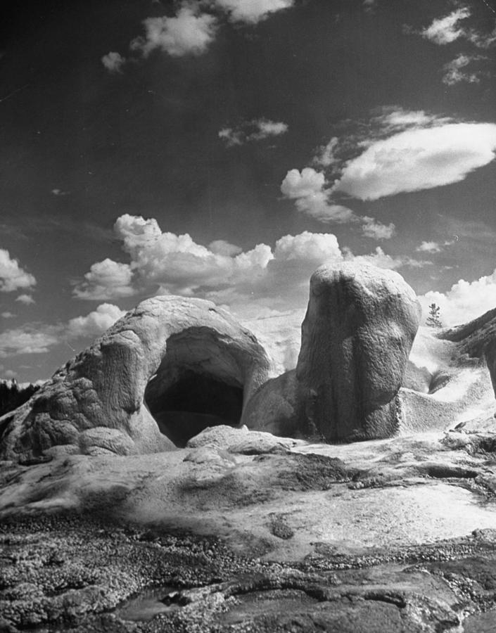 Grotto Geyser In Yellowstone National Photograph by Alfred Eisenstaedt Grotto Geyser In Yellowstone National Photograph by Alfred Eisenstaedt