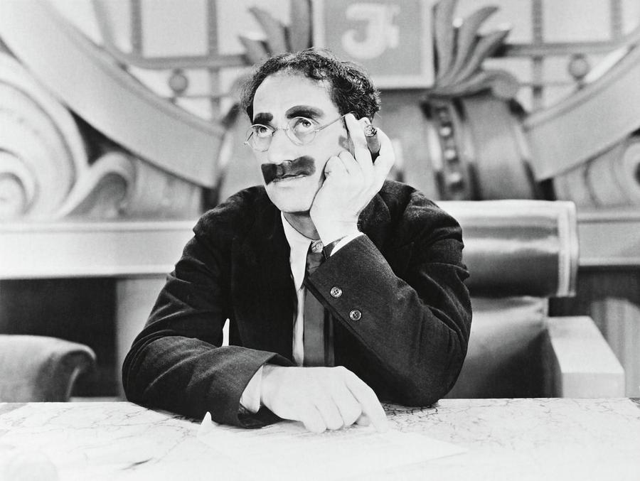 GROUCHO MARX in DUCK SOUP -1933-. Photograph by Album