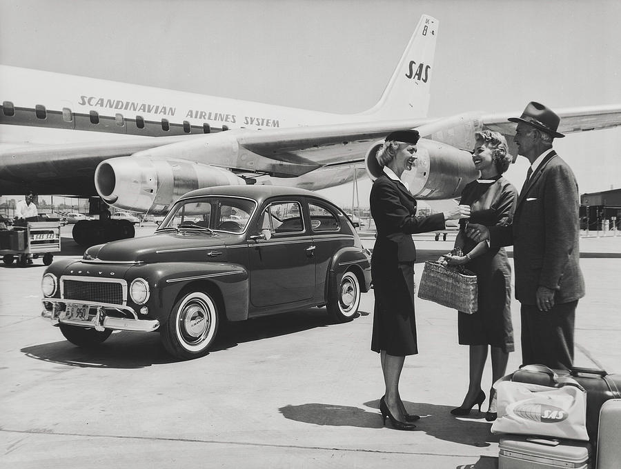 Ground Hostess 1960s Photograph by Mountain Dreams