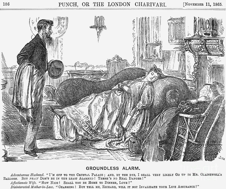 Groundless Alarm, 1865. Artist George Drawing by Print Collector
