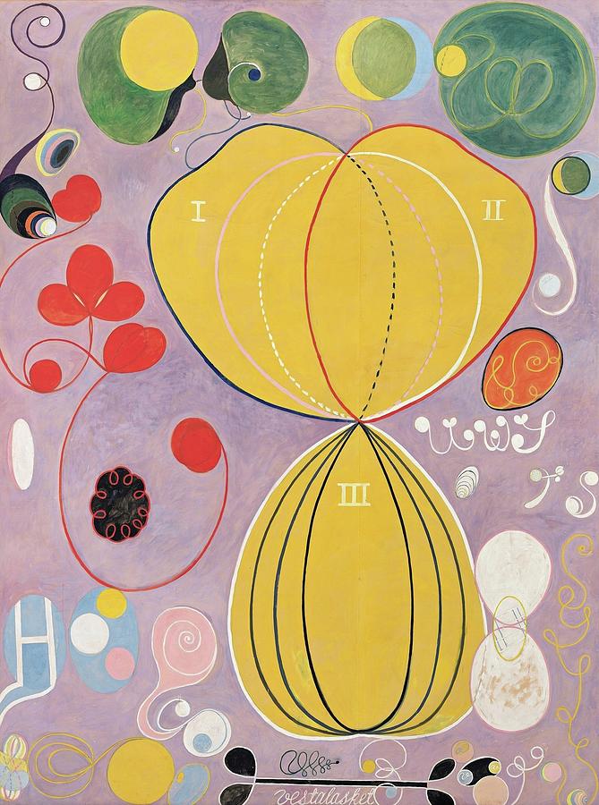 Abstract Painting - Group Iv, No. 7, The Ten Largest, Adulthood by Hilma Af Klint